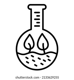 Imagen vectorial del icono de tubo de prueba de cualquiera. También se puede usar para aplicaciones web, aplicaciones móviles y medios impresos.