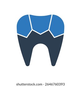 Plaque Tooth Icon - Tartar Tooth Icon