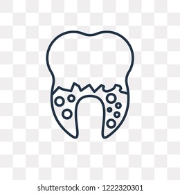 Plaque vector outline icon isolated on transparent background, high quality linear Plaque transparency concept can be used web and mobile