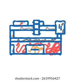 plasma apparatus doodle icon sketch vector. plasma apparatus sign. isolated symbol illustration