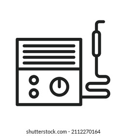 Plasma Cutter icon vector image. Can also be used for Physical Fitness. Suitable for mobile apps, web apps and print media.