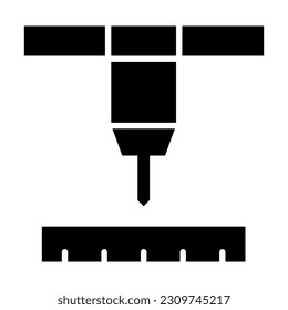 Plasmabildschirm-Vektorsymbol für den privaten und kommerziellen Gebrauch.
