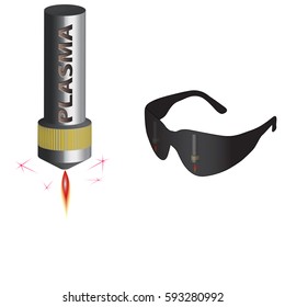 plasma cutting danger for eyes