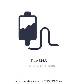 plasma icon on white background. Simple element illustration from Medical concept. plasma icon symbol design.