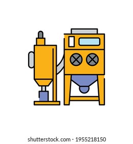 Plasma machine сolor line icon. Pictogram for web page, mobile app, promo. UI UX GUI design element. Editable stroke.