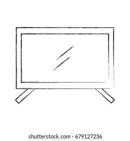 plasma tv isolated icon