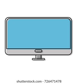 plasma tv isolated icon