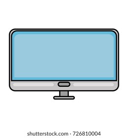 plasma tv isolated icon