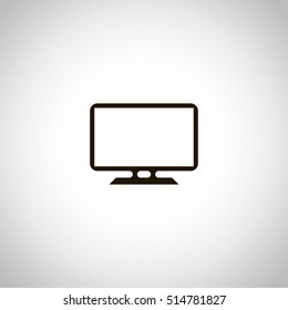 plasma-tv icon. sign design