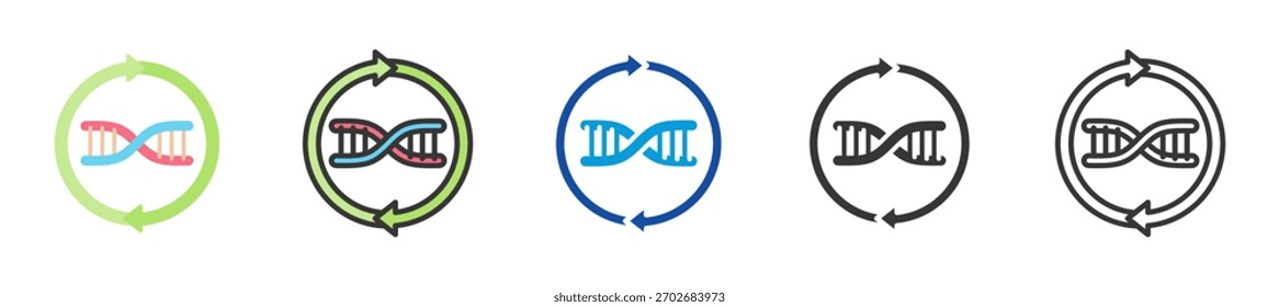 Plasmid Icono Set Multi Estilo Varias colecciones