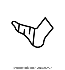 Plaster, Bandage icon, Line Vector graphics
