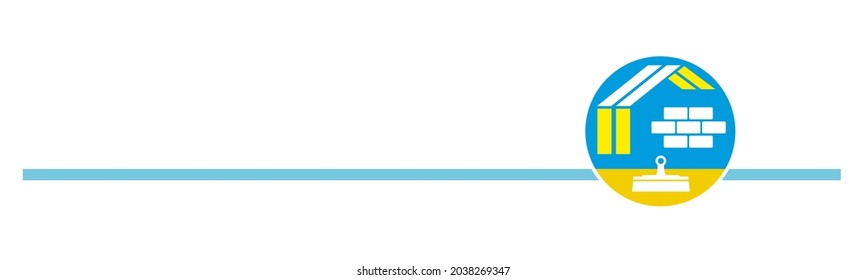 Plaster craft graphic in vector quality.