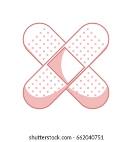 plaster cure band health care symbol
