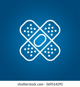Plaster flat icon
