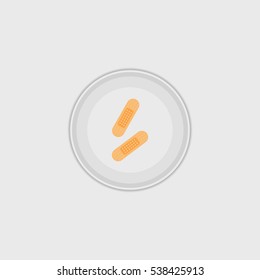  plaster flat icon illustration isolated vector sign symbol