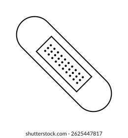 Icono de yeso. Icono de vendaje. Vector.