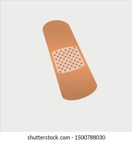 Plaster Icon. Cartoon of Sickle Vector Icon For Web Design Isolated on White Background - Vector