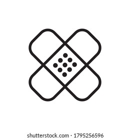 Plaster icon Design Vector illustration Template