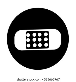 plaster icon illustration design