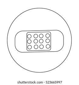 plaster icon illustration design