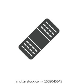 Plaster icon isolated on white background. Bandage symbol modern, simple, vector, icon for website design, mobile app, ui. Vector Illustration
