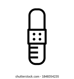plaster icon or logo isolated sign symbol vector illustration - high quality black style vector icons

