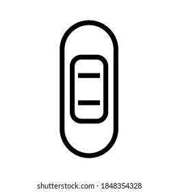 Gipssymbol oder -logo einzeln auf Zeichen, Vektorgrafik - hochwertige Vektorsymbole in schwarzem Stil
