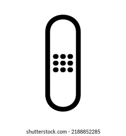 plaster icon or logo isolated sign symbol vector illustration - high quality black style vector icons
