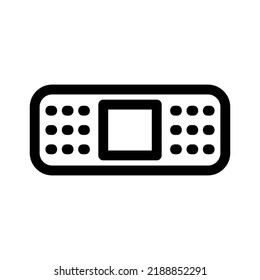 icono de yeso o logotipo símbolo de signo aislado ilustración vectorial de alta calidad vectores de estilo negro
