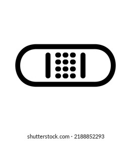 plaster icon or logo isolated sign symbol vector illustration - high quality black style vector icons

