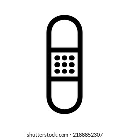 plaster icon or logo isolated sign symbol vector illustration - high quality black style vector icons

