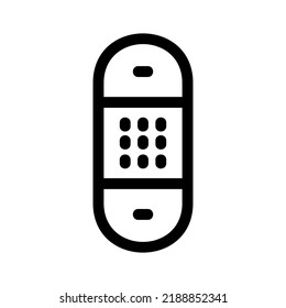 icono de yeso o logotipo símbolo de signo aislado ilustración vectorial de alta calidad vectores de estilo negro
