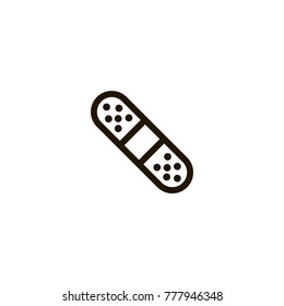 plaster icon. sign design