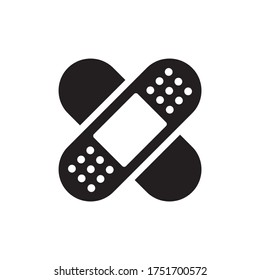 plaster icon , treatment icon vector