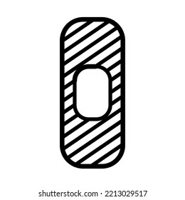 Plakatsymbol in trendiger Vektordesign-Illustration