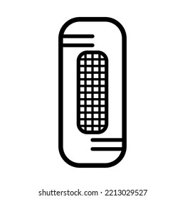Icono de escayola en la ilustración de diseño vectorial de moda