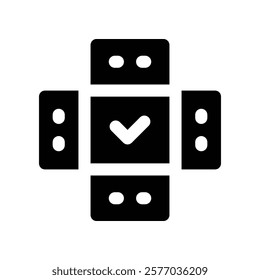 plaster icon. vector glyph icon for your website, mobile, presentation, and logo design.