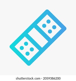 Plaster icon vector illustration in gradient style about medical, use for website mobile app presentation