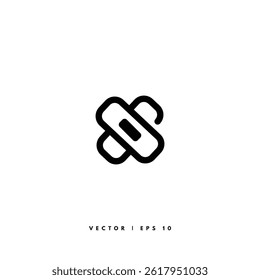 Plaster Line Icon. Editable Stroke