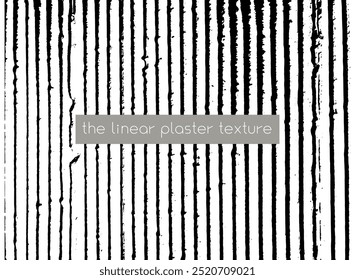 Padrão de linhas de gesso no vetor. Textura de estuque natural para o projeto de marketing da empresa de construção. Fundo de estuque abstrato. Decoração de gesso linear. Efeito texturizado parget para banner ou flyer.