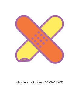 plaster medical health care icon vector illustration design