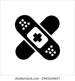 plaster medical icon. vector illustration for web design. isolated on white background