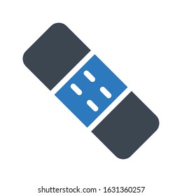 plaster vector glyph color icon 