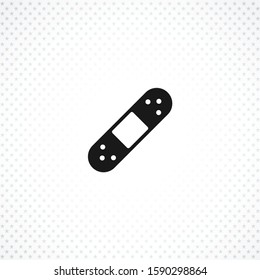 Plaster vector icon on white background. Plaster vector icon on white background. Plaster vector icon on white background. 