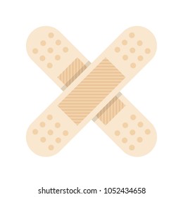 plaster wound cartoon vector. free space for text. wallpaper. background.