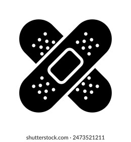 plaster wound icon vector design illustration in trendy style
