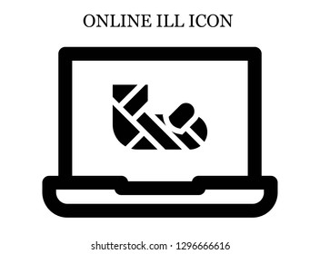Plastered arm search icon. Editable Plastered arm search icon for web or mobile.