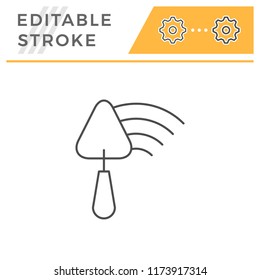 Plastering line icon