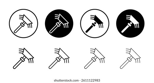 Plastering process icon Vector flat thin line illustration