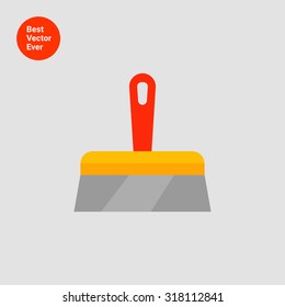 Plastering trowel icon